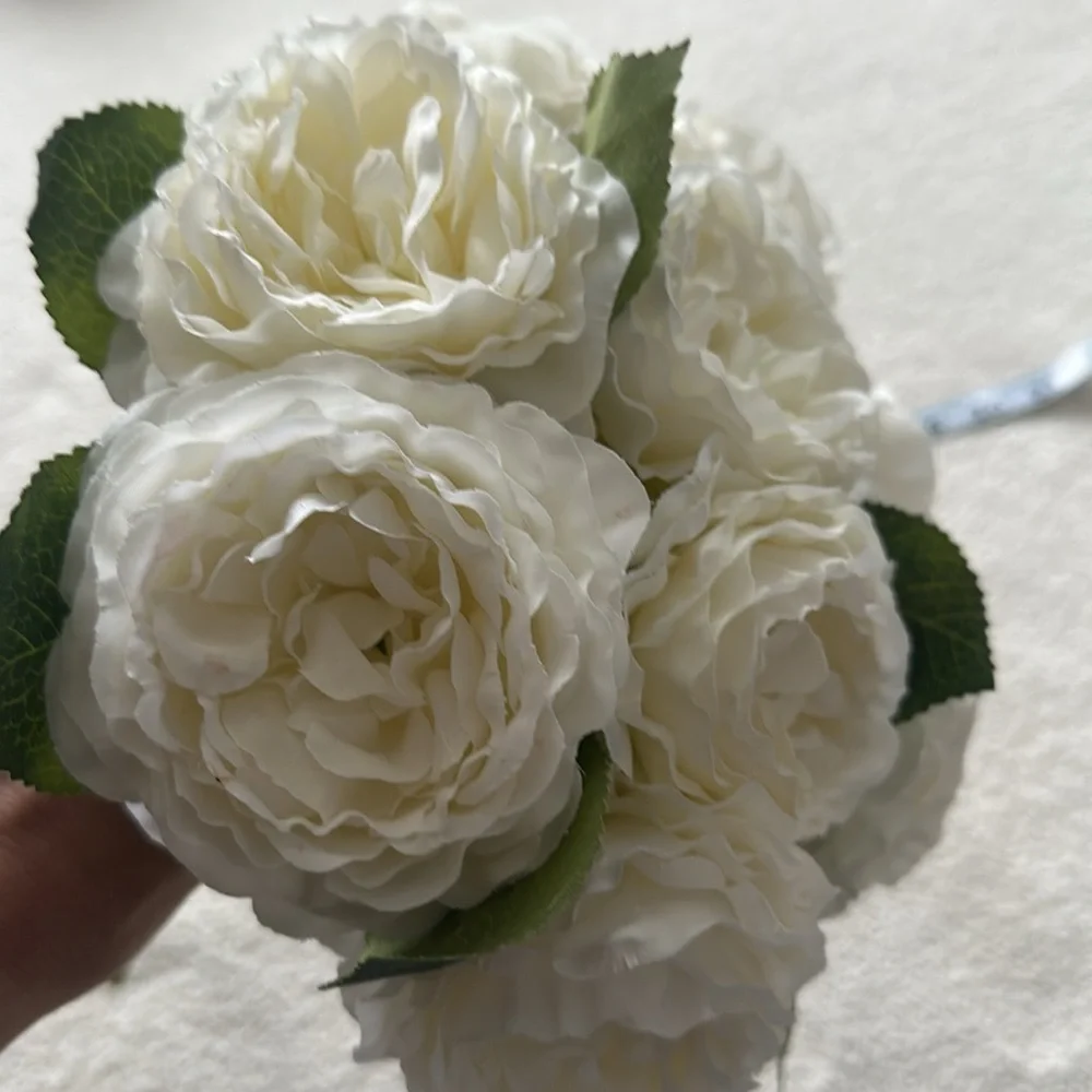 Beautiful Faux Cream floral bouquet